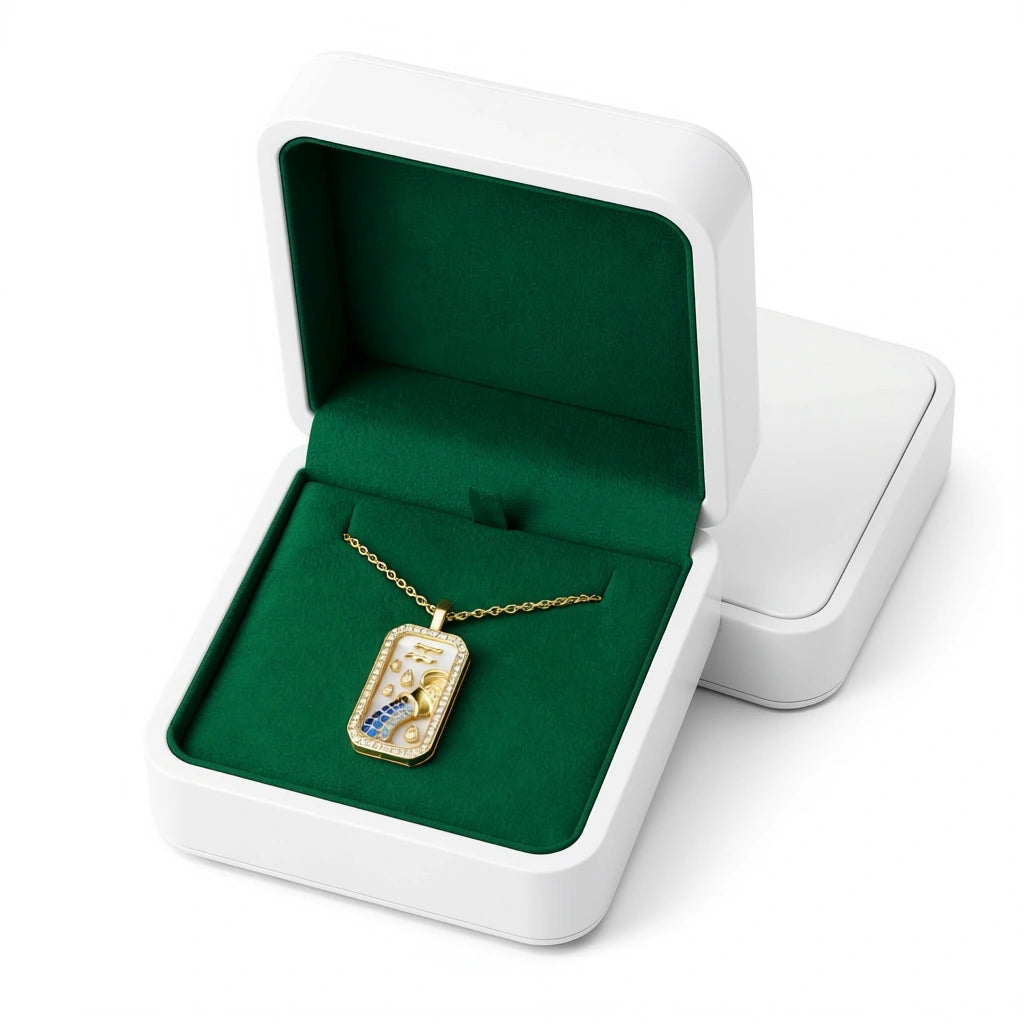 Zodiac Signs Necklace 18k Gold plates + Free Box