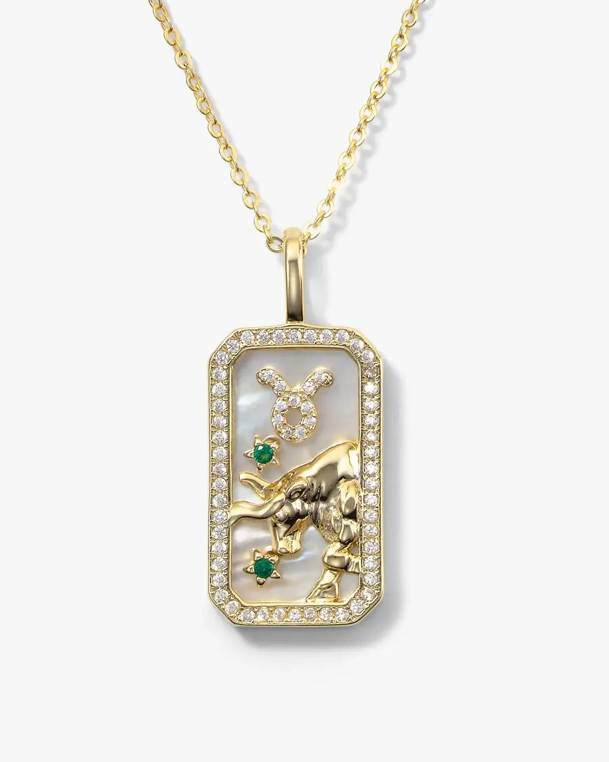 Zodiac Signs Necklace 18k Gold plates + Free Box