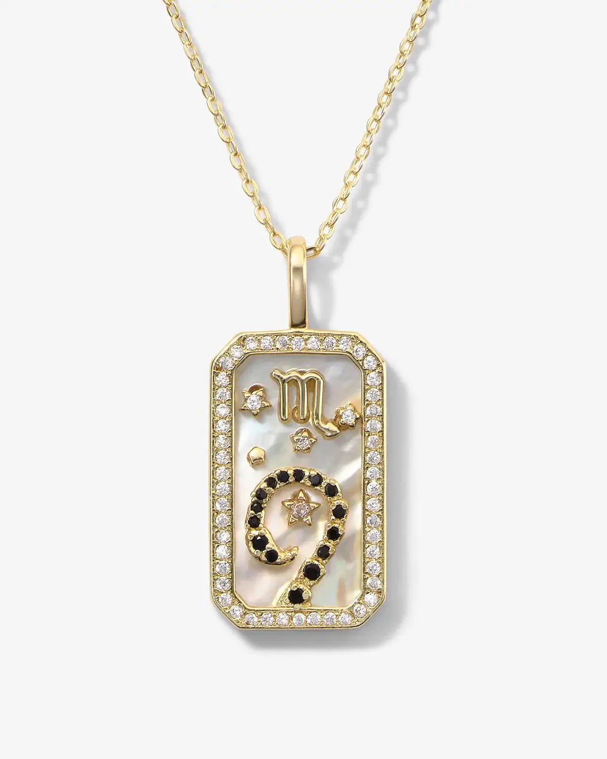 Zodiac Signs Necklace 18k Gold plates + Free Box
